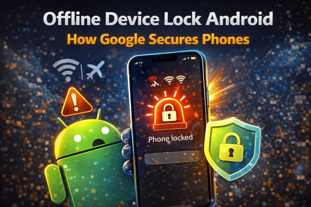 offline device lock android security feature