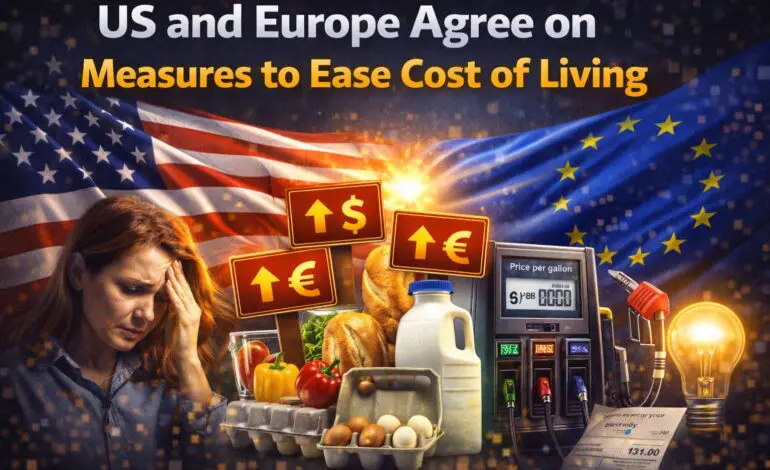 US and Europe Agree on Joint Measures to Ease Cost of Living Pressure
