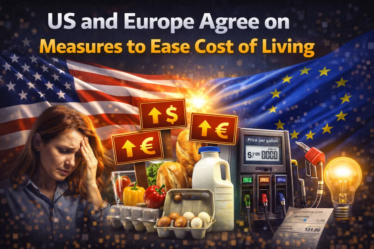 US and Europe Agree on Joint Measures to Ease Cost of Living Pressure